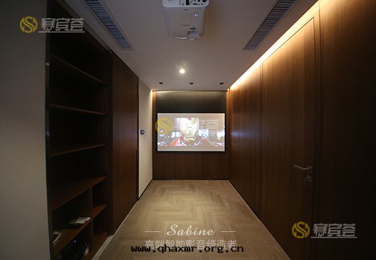 佛山(shān)《万(wàn)科湖(hú)岸(àn)》隐藏式家(jiā)庭影院(yuàn)