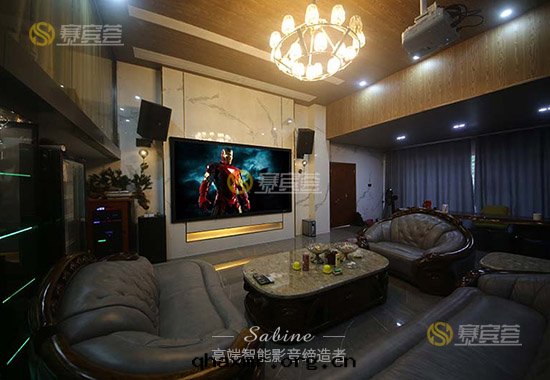 惠州龍門(mén)自(zì)建房(fáng)客廳影院(yuàn)